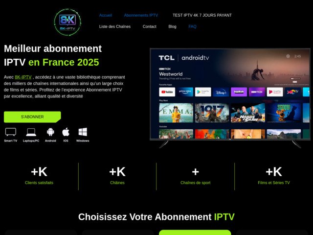 Meilleur abonnement iptv en france en 2025