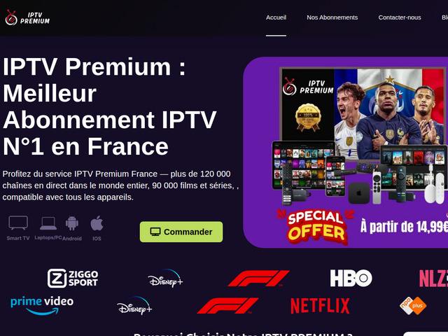 IPTV Premium : Meilleur Abonnement IPTV N°1 en France