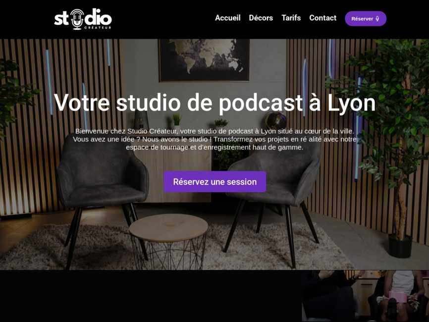 Votre studio de podcast