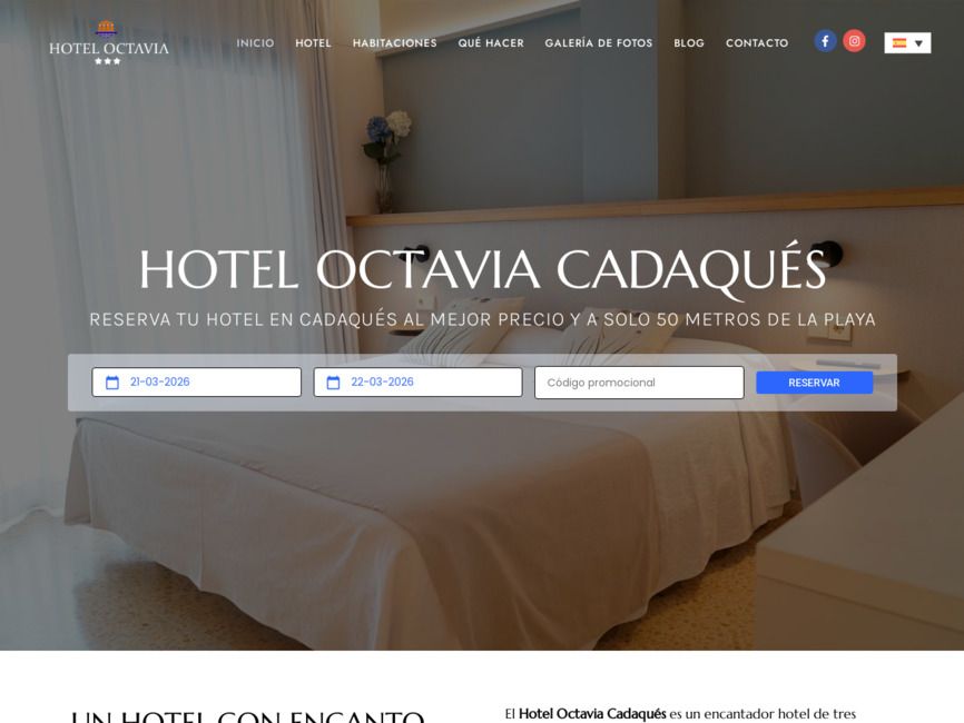 H�tel au centre de cadaqu�s - hotel octavia � cadaques espagne.
