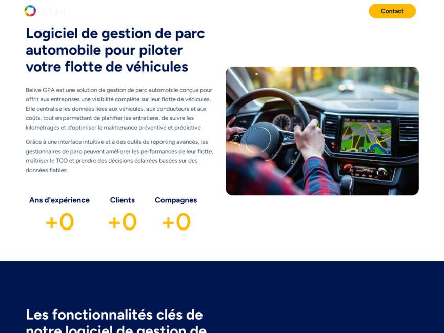 Belive gpa : logiciel intelligent pour g�rer votre parc auto