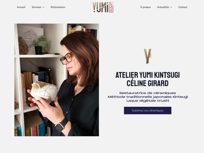 Yumi kintsugi | l'art traditionnel de la réparation japonaise