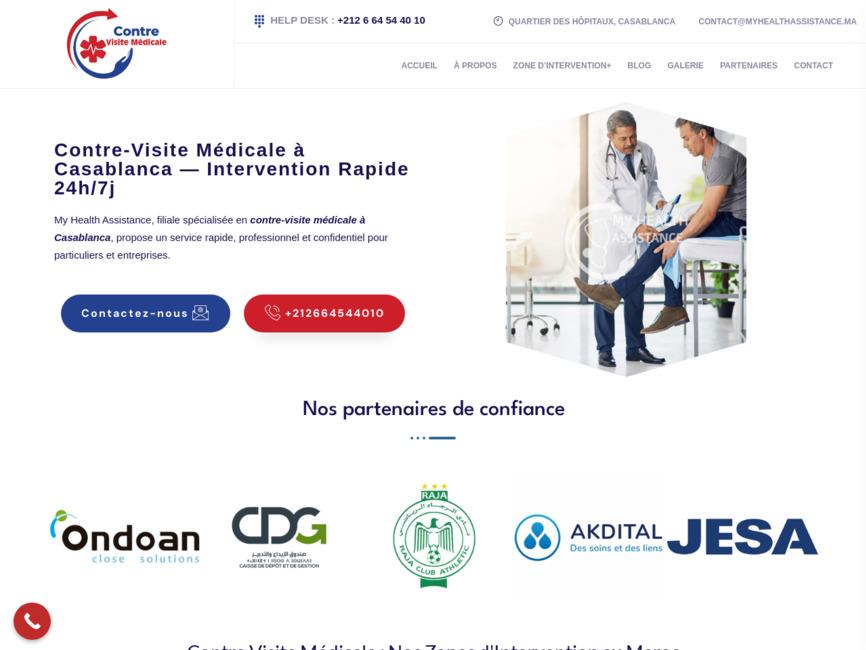 Contre-visite M�dicale Casablanca - My Health Assistance