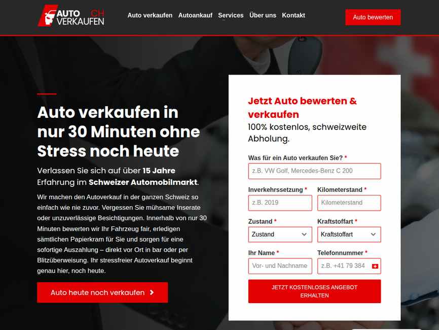 Auto verkaufen Schweiz