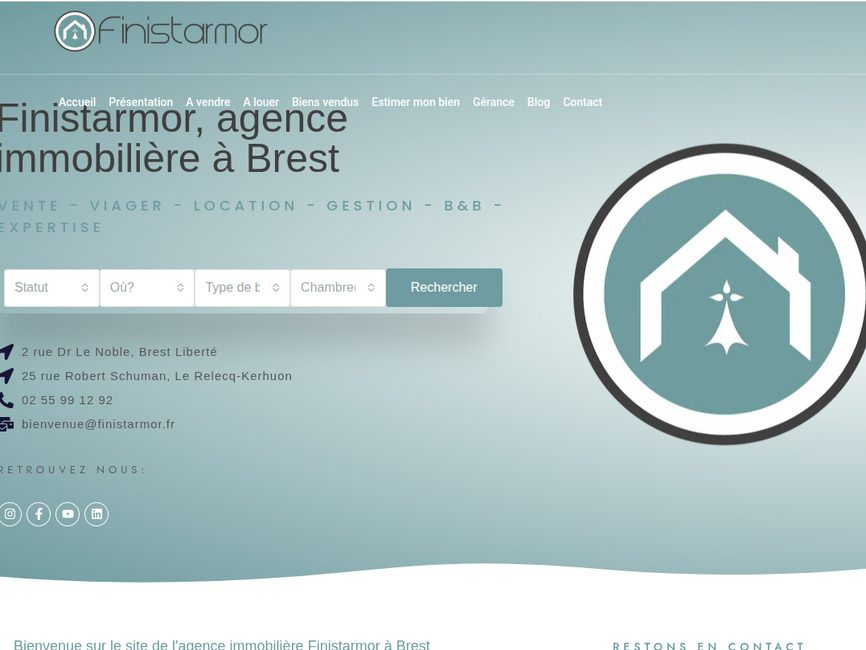 Finistarmor : agence immobili�re � brest