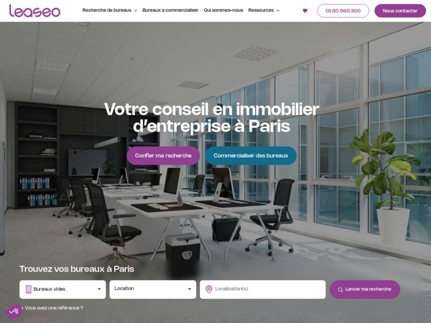 Leaseo : conseil en immobilier d'entreprise � paris