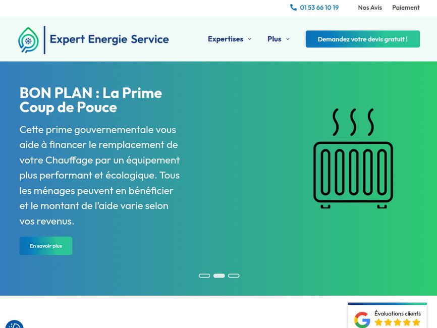Expert �nergie service : plombierchauffagiste engag� dans la transition �nerg�tique