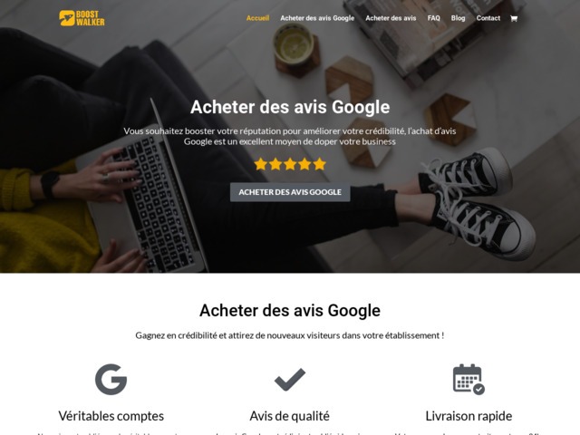 Acheter des avis Google