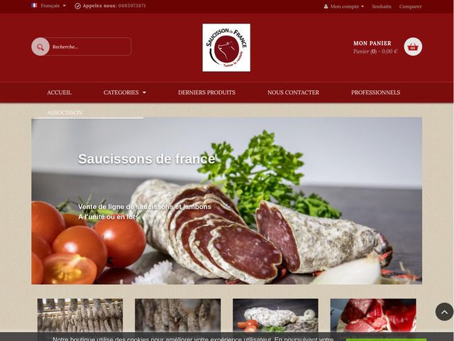 Saucisson de France : saucisson