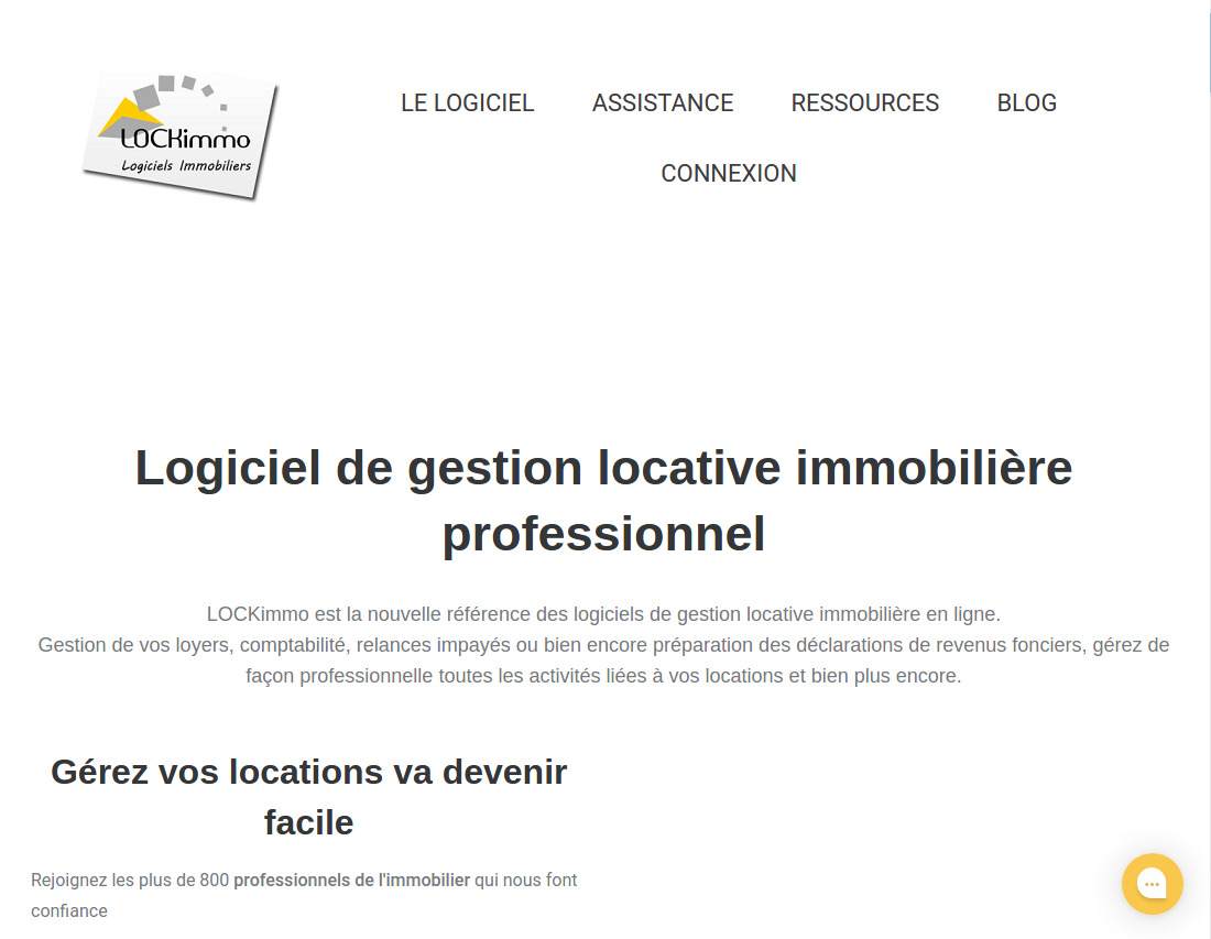 Logiciel de gestion locative immobilière
