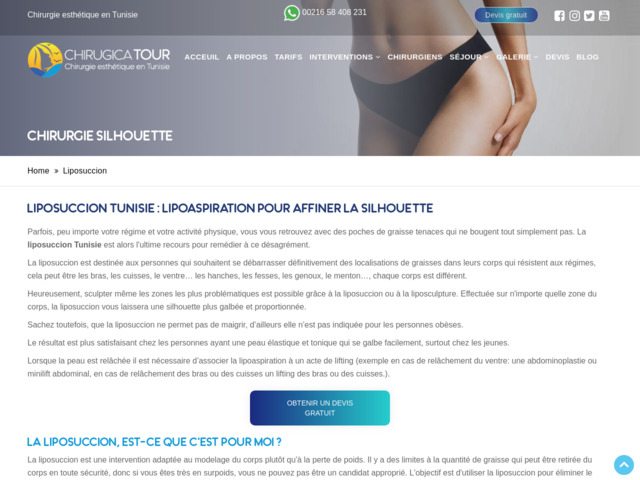 Chirurgie esthétique Tunisie avec Chirurgicatour