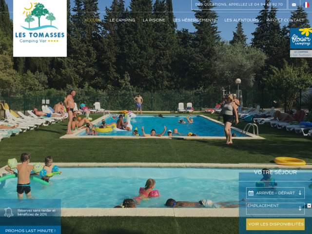 Camping familial dans le Var avec piscine chauffée proche de la mer
