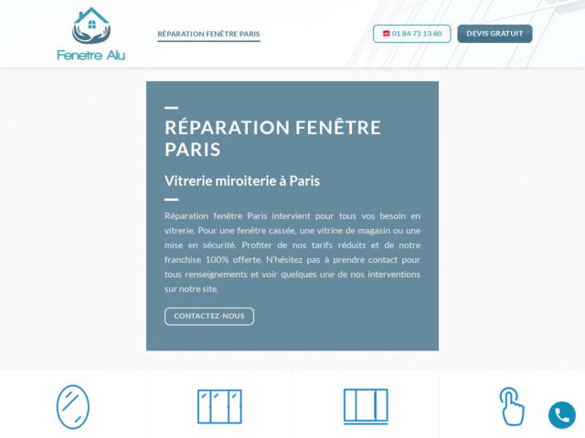 Réparation fenêtre