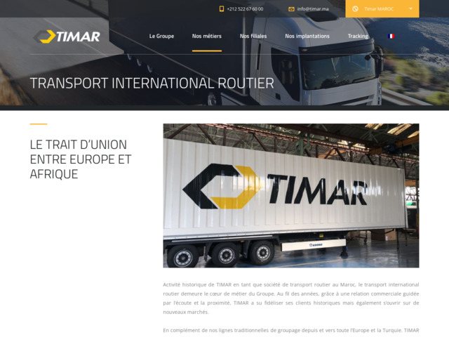 Transport routier maroc | groupe timar