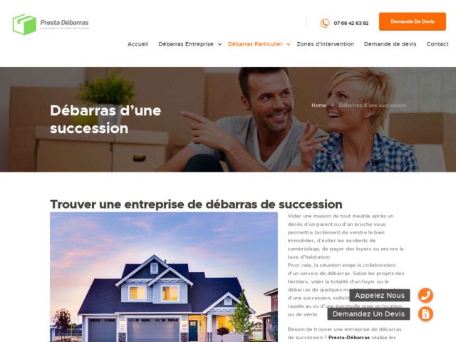 Dbarras d'une succession