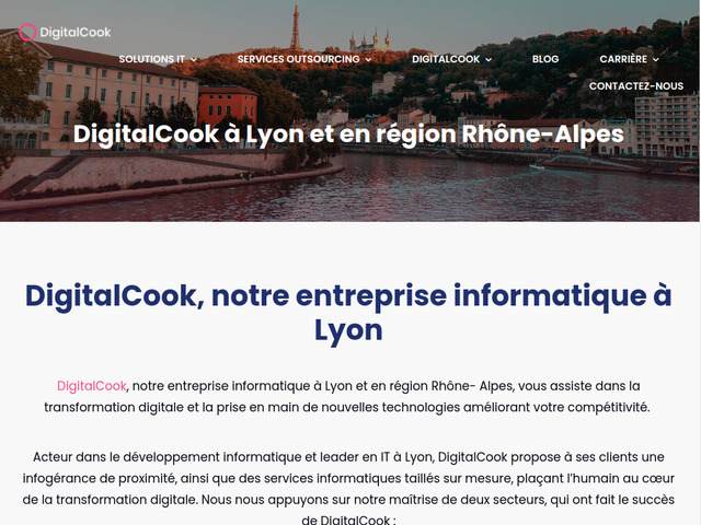 Entreprise informatique à lyon