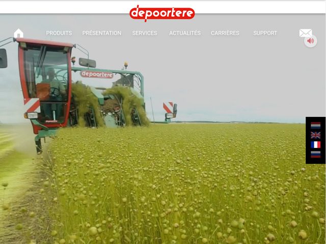 Depoortere - fabricant belge de machines agricoles
