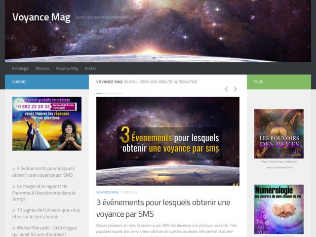 Voyance Mag : Le portail des loisirs ésotériques et divinatoires