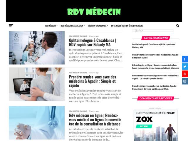 Médecins et rendez-vous en ligne
