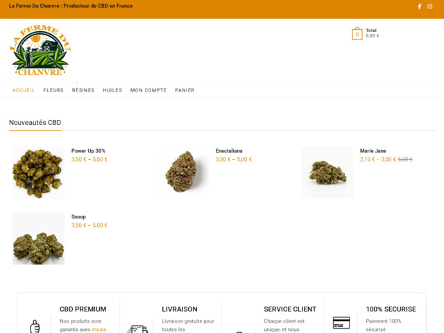 La ferme du chanvre et CBD
