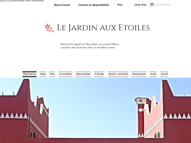 Riad à louer prés agadir – le jardin aux étoiles