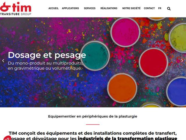 Manutention pour granul�s plastiques