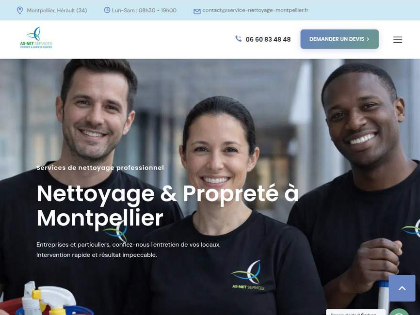 AS-NET Services entreprise de nettoyage a Montpellier