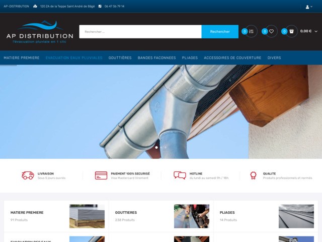 AP Distribution : l'vacuation pluviale en un clic