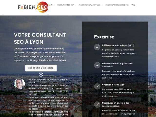 Fabien SEO : Webmaster sur Lyon et consultant SEO