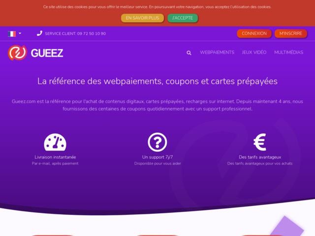 Recharge et carte prpaye sur gueez