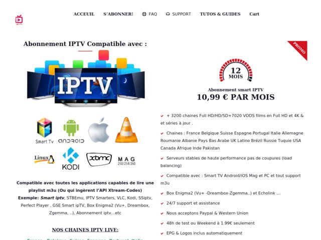 Abonnement IPTV - hub-iptv | smart iptv | iptv premium