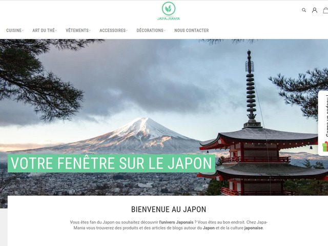 Boutique japonaise en ligne