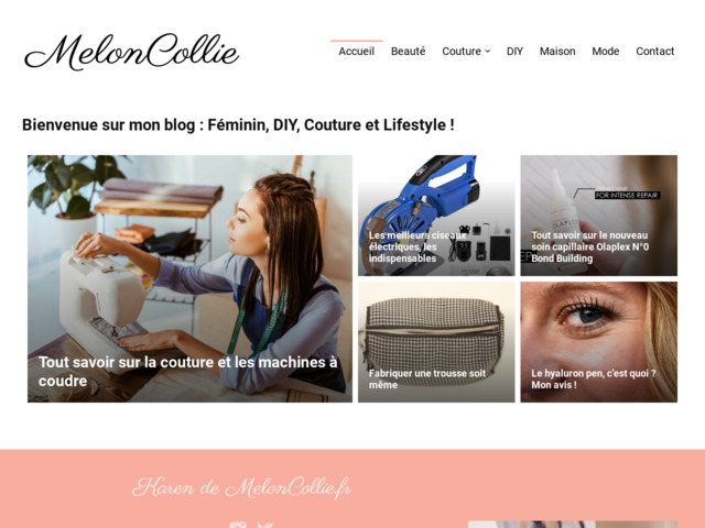 Meloncollie blogueuse féminin, couture et lifestyle