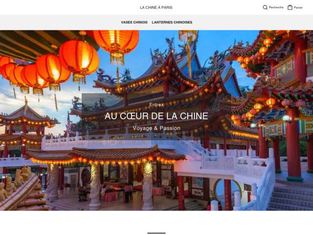 Boutique chinoise en ligne