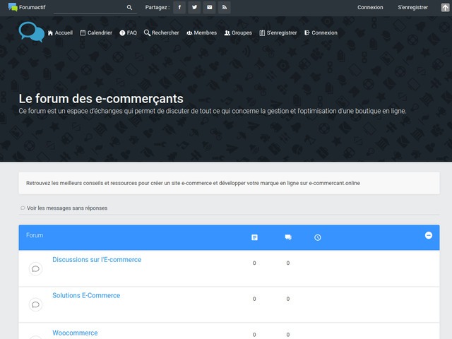 Forum sur le e-commerce