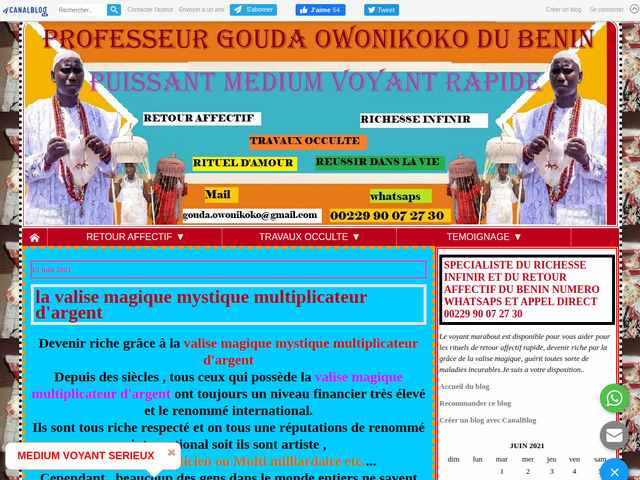 Specialiste du retour affectif et de la richesse