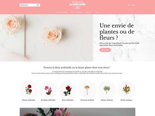 Ma Plante Artificielle, expert en plantes et fleurs artificielles ralistes
