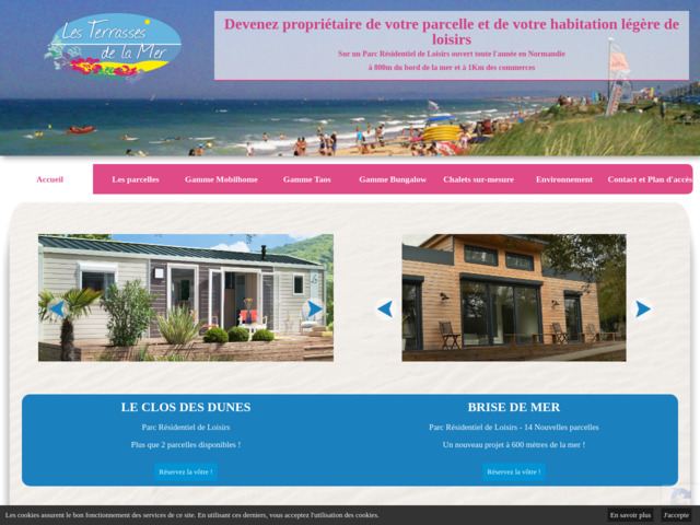 Les terrasses de la mer, terrains à vendre pour mobilhome à ouistreham