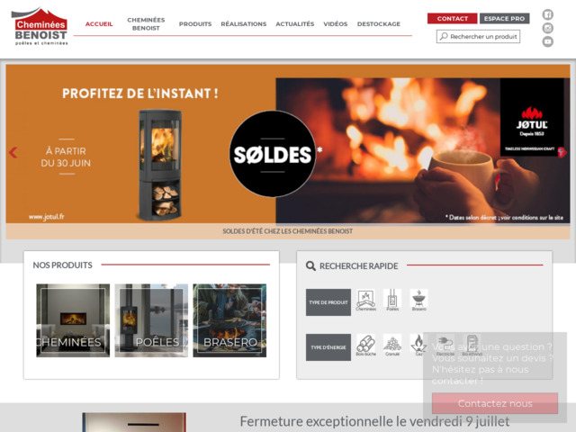 Cheminée Benoist - vente et installation de poêles à Mondeville (14)