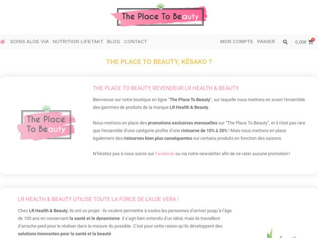The Place to Beauty, revendeur LR Health & Beauty