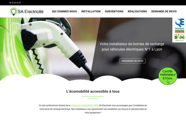 Borne de recharge lectrique Lyon