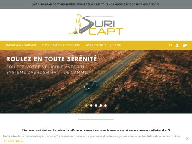 Distributeur de dashcam pour véhicules - marque black vue