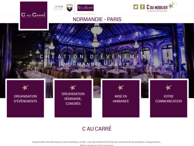 C au Carré, organisation de soirées d'entreprise et séminaires en Normandie