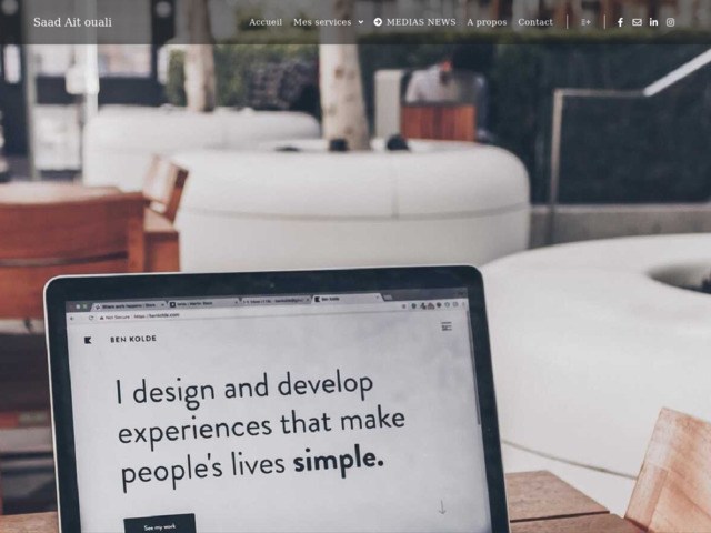 Saad ait ouali - freelancer en création de site web
