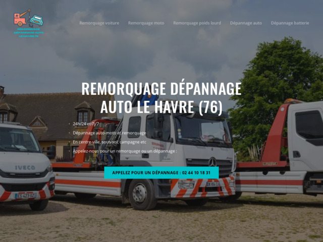 Remorquage et dépannage auto Le Havre 76