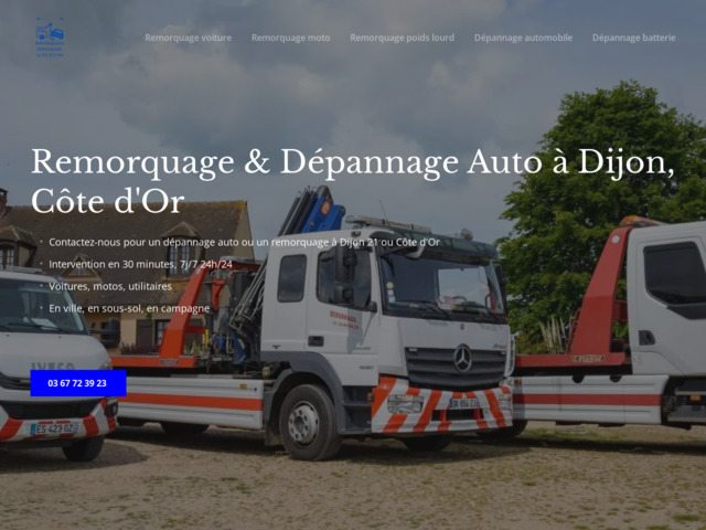 Remorquage dépannage auto Dijon