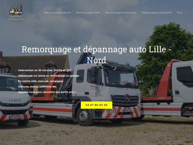 Remorquage dépannage Lille 59