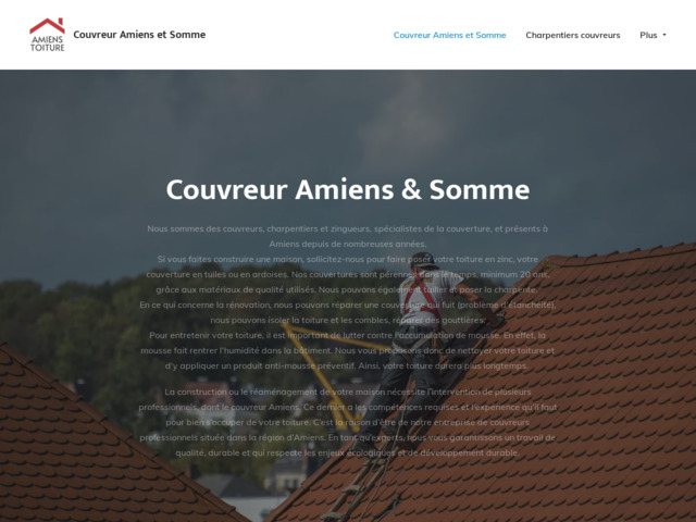 Couvreur Amiens toiture