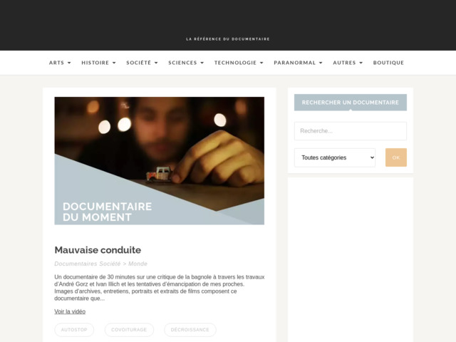 Les docus, la référence du documentaire et de la culture