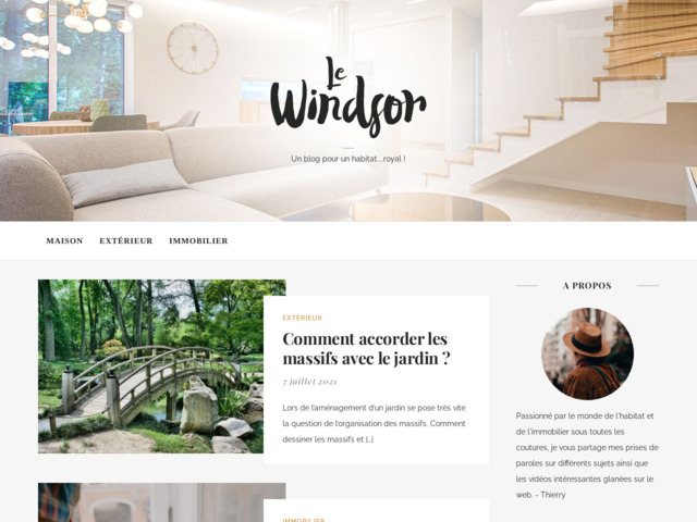 Le Windsor, un blog ideal pour un habitat... royal !